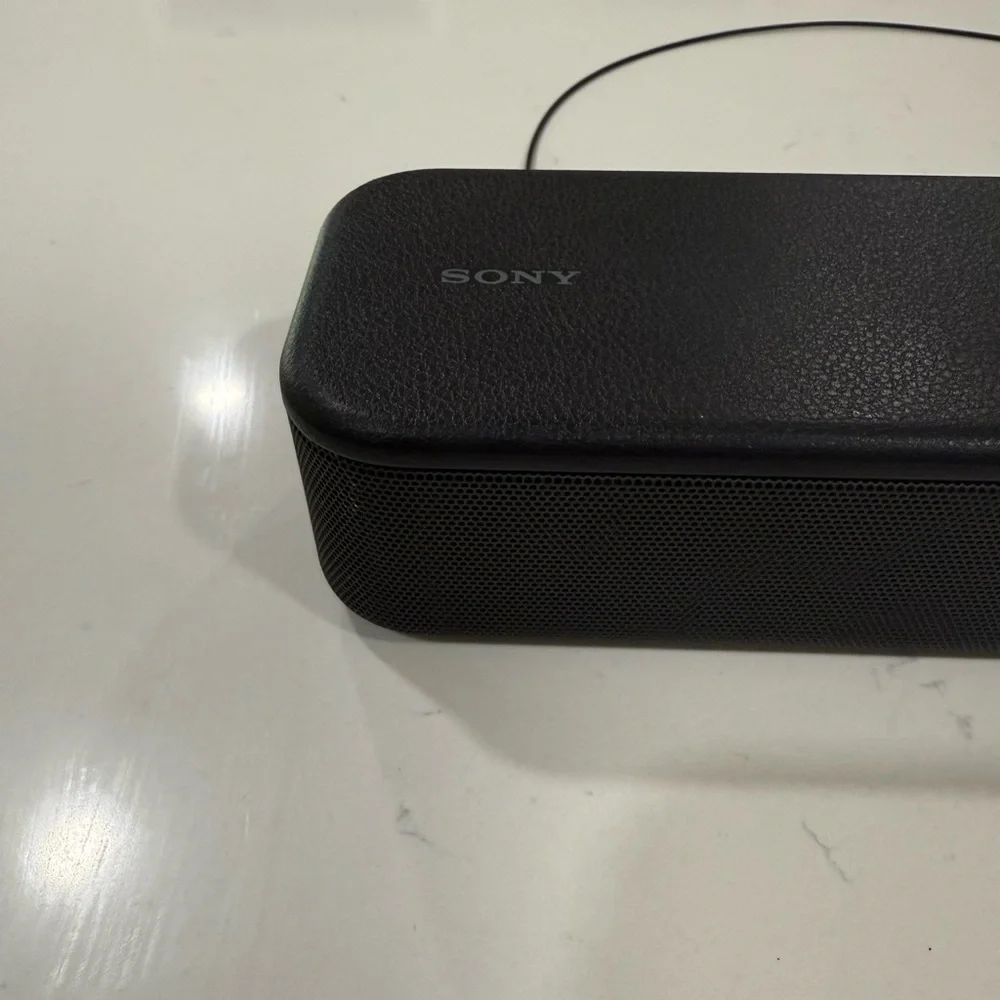 Sony Black Soundbar with Wired Connection - Slim Design